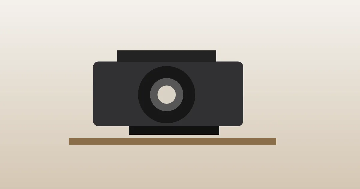Ilustración de una cámara de caja inspirada en la Kodak Brownie