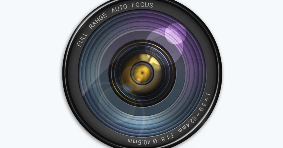 Detalle frontal de un objetivo fotográfico para comparar focales Yongnuo